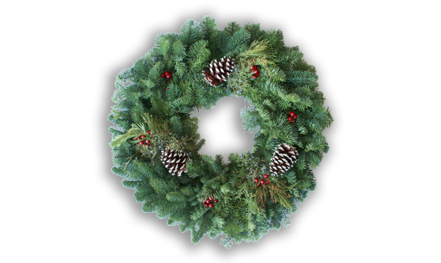 Wood Mountain Fundraiser Wreath Only Program, Picture of Wreath